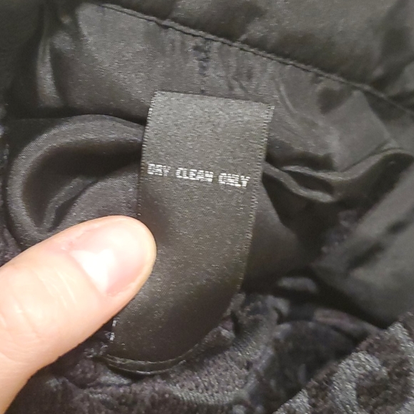 jill stuart nathalie noir pants wide leg silk - Picture 9 of 10